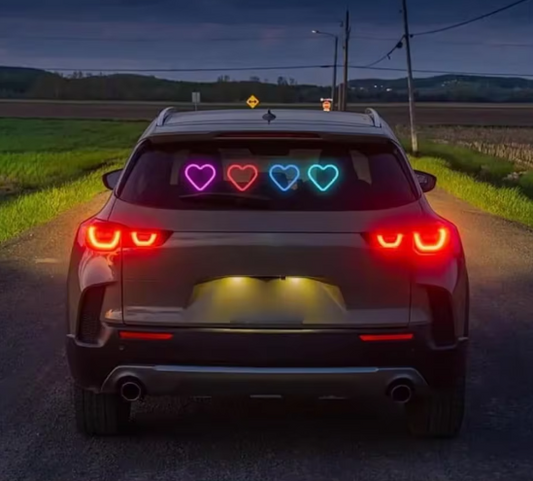 Néon solaire voiture